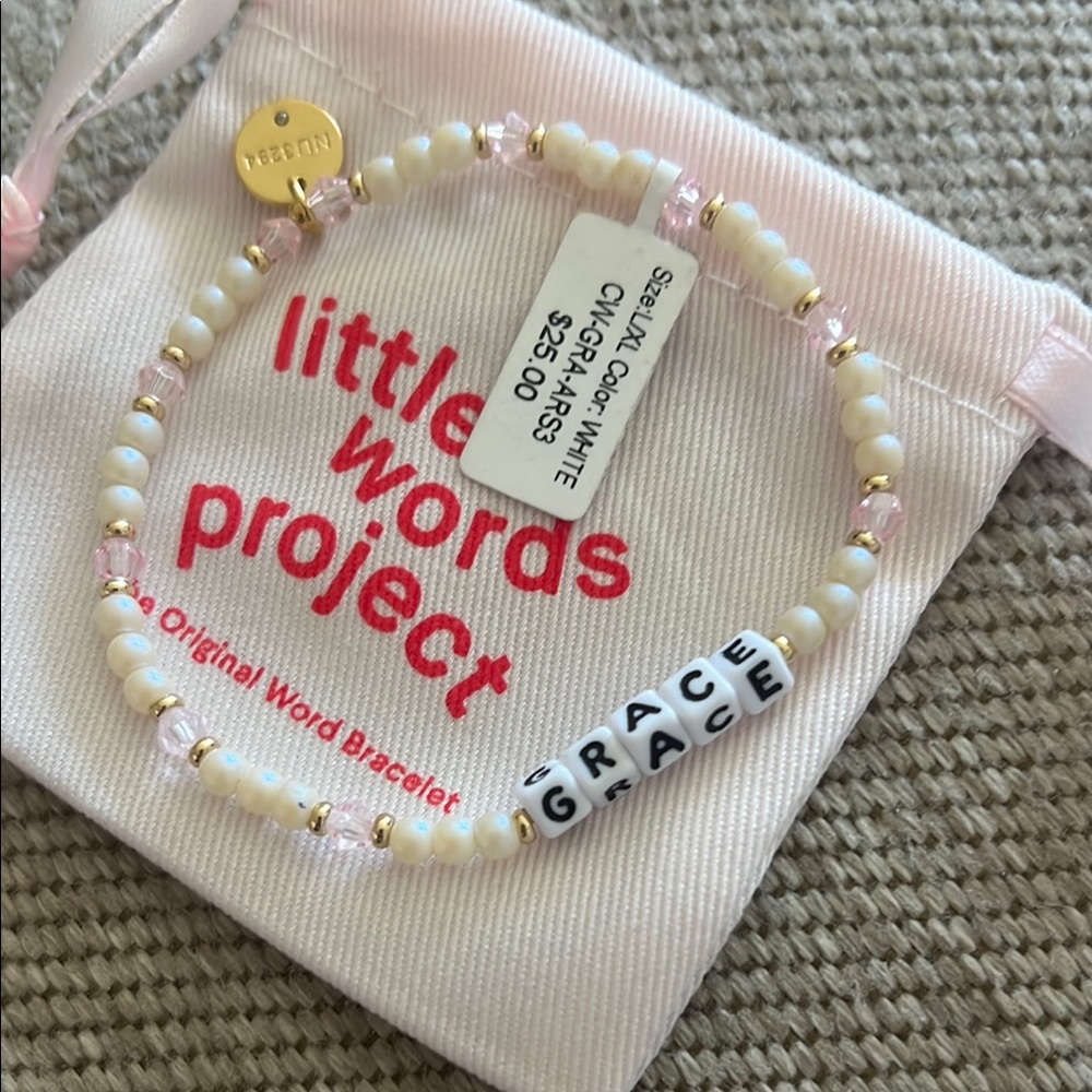 Grace Bracelet - White and Pink